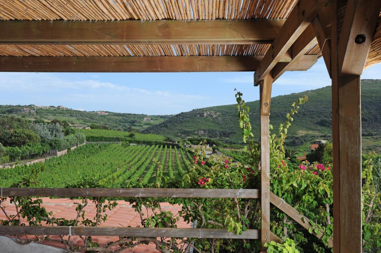 Casa Nel Vigneto Con Vista Mare Apartment Magomadas Ngoại thất bức ảnh